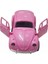 Sürtmeli Desenli Kaplumbağa Araba Vosvos Araba 12 cm Pembe 1