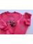 Kız Çocuk Üç Iplik Şardonlu 2’li Takım | Sweatshirt & Eşofman Altı | Çiçek Baskılı 5