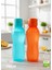 2’li Suluk Seti PP-5 Bpa Free Akıtmaz-Kokusuz Ofis-Spor-Okul Matarası Mavi Turuncu 750 ml 7
