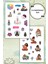 2'li Meditasyon Sticker Set Etiket Bullet Journal/defter/matara/telefon Için Uygun 1