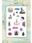 2'li Meditasyon Sticker Set Etiket Bullet Journal/defter/matara/telefon Için Uygun 2