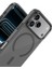Apple iPhone 17 Pro Uyumlu Kılıf Magsafe Arkası Mat Hisli Kaymaz Koruyucu Kapak 3