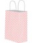 Pembe Puantiyeli Hediyelik Kağıt Torba 18X24X8CM "25 Adet" 2