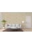 Krem Rengi Geometrik Desen Duvar Kağıdı, Silinebilir, 16,5 M² - Roka 23108-3 3