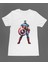 Captain America Kaptan Amerika Marvel Unisex Tişört T-Shirt 1