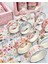 Masking Tape Yaldızlı Çiçek Desenli 12’li Pembe Kutu Washi Bant/washi Tape/bullet Journal/ Scrapbook 5
