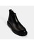 Erkek Siyah Lastikli Deri Bot 5