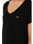 Kadın Siyah Tişört Basic 50280019-VR046 7