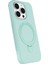 Allzey Newface Apple Iphone 14 Pro Max Regal Magsafe Standlı Kapak - Su Yeşili 2