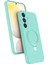 Allzey Newface Samsung Galaxy A15 4g Regal Magsafe Standlı Kapak - Su Yeşili 1