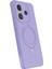 Allzey Newface Xiaomi Redmi Note 14 4g Regal Magsafe Standlı Kapak - Lila 2