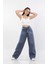 Kız Çocuk Wide Baggy Geniş Paça Kot Pantolon(Jean) 1