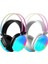Wizard Kablosuz Bluetooth Kulaklık Rgb Işıklı Kulak Üstü 5.3 Bluetooth Bağlantılı 4