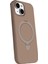 Allzey Newface Apple Iphone 15 Plus Regal Magsafe Standlı Kapak - Çöl Titanyum 2