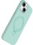 Allzey Newface Apple Iphone 15 Regal Magsafe Standlı Kapak - Su Yeşili 3