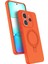 Allzey Newface Xiaomi Redmi Note 14 4g Regal Magsafe Standlı Kapak - Turuncu 1