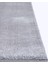 Yıkanabilir Kaymaz Taban Gri Renk Peluş Post Halı 4