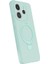 Allzey Newface Xiaomi Redmi Note 14 4g Regal Magsafe Standlı Kapak - Su Yeşili 2