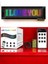 Wizard LED Matrix Panel Dijital Ekran Kumandalı Pixsel Görünümlü 3