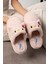 Sevimli Panda Figürlü Sessiz Yumuşak Taban Peluş Ev Içi Terlik Kışlık Unisex Ev Terliği 4