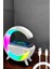 Wizard Bluetooth Hoparlör 15W Kablosuz Hızlı Şarj LED Gece Lambası 4