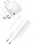 Wizard Beyaz Ultra Plus Hızlı Şarj Seti Şarj Adaptörü ve Kablosu 67W 3