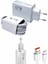 Wizard Beyaz Ultra Plus Hızlı Şarj Seti Şarj Adaptörü ve Kablosu 67W 5