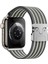 Apple Watch 44MM Lopard KRD-133 Naylon Kumaş Hasır Örgülü Kordon 1