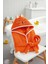 Kapşonlu Unisex &#37;100 Pamuklu Çocuk Banyo Bornozu Fox - 9-10 Yaş 2