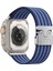 Apple Watch 49MM Lopard KRD-133 Naylon Kumaş Hasır Örgülü Kordon 1