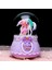 Pembe Unicorn ve Sevimli Kız Temalı Büçük Boy Püskürtmeli Müzikli Işıklı Kar Küresi 2