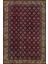 Bordo Bordürlü Modern Etnik Desenli Halı | Makinada Yıkanabilir | Hav Toz Vermez | Leke Tutmayaz | Kaymaz Taban | Dijital Makine Baskı | Salon Yolluk Mutfak Halısı 1