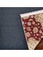 Bordo Çiçekli Modern Etnik Desenli Halı | Makinada Yıkanabilir | Hav Toz Vermez | Leke Tutmayaz | Kaymaz Taban | Dijital Makine Baskı | Salon Yolluk Mutfak Halısı 4