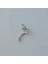 Zirkon Yılan Model Earcuff Delik Gerektirmez Yılanlı Kıkırdak Küpesi Silver Renk 7