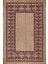 Krem Bordürlü Modern Etnik Desenli Halı | Makinada Yıkanabilir | Hav Toz Vermez | Leke Tutmayaz | Kaymaz Taban | Dijital Makine Baskı | Salon Yolluk Mutfak Halısı 1
