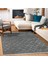 Antrasit Geometrik Modern Etnik Desenli Halı | Makinada Yıkanabilir | Hav Toz Vermez | Leke Tutmayaz | Kaymaz Taban | Dijital Makine Baskı | Salon Yolluk Mutfak Halısı 2