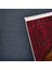 Bordo Çiçekli Modern Etnik Desenli Halı | Makinada Yıkanabilir | Hav Toz Vermez | Leke Tutmayaz | Kaymaz Taban | Dijital Makine Baskı | Salon Yolluk Mutfak Halısı 4