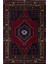 Bordo Göbekli Modern Etnik Desenli Halı | Makinada Yıkanabilir | Hav Toz Vermez | Leke Tutmayaz | Kaymaz Taban | Dijital Makine Baskı | Salon Yolluk Mutfak Halısı 1