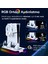 Ps5 Pro/Slim/Fat Playstation 5 Standart CD ve Dijital Sürüm Uyumlu RGB-LED Göstergeli Sd-66 Cooling Soğutuculu Fanlı ,Controller Şarjlı stand 3