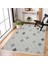 Gri Geometrik Modern Etnik Desenli Halı | Makinada Yıkanabilir | Hav Toz Vermez | Leke Tutmayaz | Kaymaz Taban | Dijital Makine Baskı | Salon Yolluk Mutfak Halısı 2