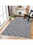 Gri Geometrik Modern Etnik Desenli Halı | Makinada Yıkanabilir | Hav Toz Vermez | Leke Tutmayaz | Kaymaz Taban | Dijital Makine Baskı | Salon Yolluk Mutfak Halısı 3