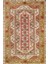 Yeşil Bordürlü Modern Etnik Desenli Halı | Makinada Yıkanabilir | Hav Toz Vermez | Leke Tutmayaz | Kaymaz Taban | Dijital Makine Baskı | Salon Yolluk Mutfak Halısı 1