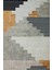 Gri Geometrik Modern Etnik Desenli Halı | Makinada Yıkanabilir | Hav Toz Vermez | Leke Tutmayaz | Kaymaz Taban | Dijital Makine Baskı | Salon Yolluk Mutfak Halısı 1