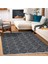 Siyah Geometrik Modern Etnik Desenli Halı | Makinada Yıkanabilir | Hav Toz Vermez | Leke Tutmayaz | Kaymaz Taban | Dijital Makine Baskı | Salon Yolluk Mutfak Halısı 3