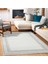 Krem Çerçeveli Modern Etnik Desenli Halı | Makinada Yıkanabilir | Hav Toz Vermez | Leke Tutmayaz | Kaymaz Taban | Dijital Makine Baskı | Salon Yolluk Mutfak Halısı 4