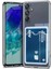 Samsung Galaxy A17 Kılıf Cardy Şeffaf Kartlık Cepli Kapak 1