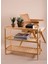 Bambu 3 Katlı Düzenleyici Dolap Raf Ayakkabılık 70X59X26 cm 2