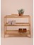Bambu 3 Katlı Düzenleyici Dolap Raf Ayakkabılık 70X59X26 cm 4