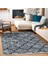 Gri Geometrik Modern Etnik Desenli Halı | Makinada Yıkanabilir | Hav Toz Vermez | Leke Tutmayaz | Kaymaz Taban | Dijital Makine Baskı | Salon Yolluk Mutfak Halısı 2