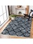 Gri Geometrik Modern Etnik Desenli Halı | Makinada Yıkanabilir | Hav Toz Vermez | Leke Tutmayaz | Kaymaz Taban | Dijital Makine Baskı | Salon Yolluk Mutfak Halısı 3